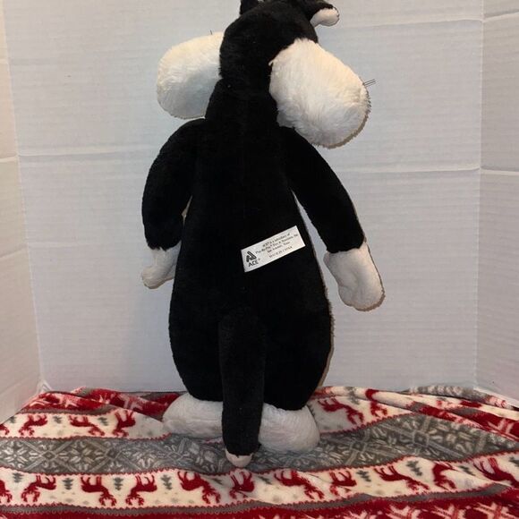 Vintage ACE Looney Tunes Large 21”Sylvester Cat Plush - Picture 7 of 8
